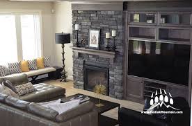 Beautiful Fireplace By Signature Homes In Lethbridge Ab With Our Eldoradostone Banff Springs Cliffstone Www Kodiakmo With Images Eldorado Stone Parade Of Homes Home