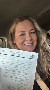 That's our daughter-in-law Ines. This morning she passed the naturalization  test and was approved for United States citizenship! We are so proud of  her!! It's been a long haul for her to