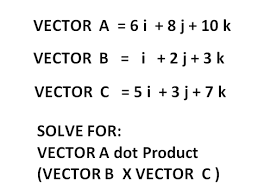 Cross product is just a calculation that creates a new vector based on the 2 vectors which cross in calculation. Vectors Dot And Cross Product Calculator Phone