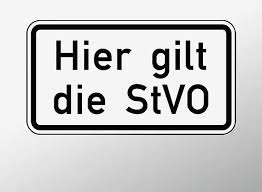 (1) 1die straßenverkehrsbehörden können die benutzung bestimmter straßen oder straßenstrecken aus gründen der sicherheit oder ordnung des. Verkehrszeichen Hier Gilt Die Stvo Hinweisschilder Schilder Verkehrsleitsysteme Shop Ziegler Metall