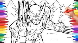 Now, if it's guardians of the galaxy that you want, you can check out this post. X Men Wolverine Coloring Pages Marvel Superheroes Coloring Pages For Kids How To Draw Wolverine Youtube