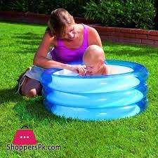 Buy Bestway Kiddie Infant Pool Inflatable Round Bathtub Shower 70 X 30cm 51033 At Best Price In Pakistan In 2020 Inflatable Pool Bathtub Shower Bestway