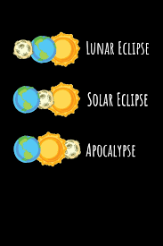 A lunar eclipse happens when the moon passes into earth's shadow. Lunar Eclipse Solar Eclipse Apocalypse Notebook For Science Lovers And Fans Amazon De Smart Reading Fremdsprachige Bucher