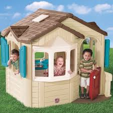 Step2 Naturally Playful Welcome Home 4 3 X 4 9 Playhouse Play Houses Build A Playhouse Toddler Playhouse
