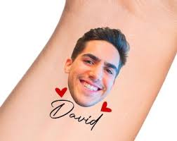 Custom Face Temporary Tattoo