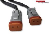 LED Lightbar or Spotlight PLUG and PLAY Wiring Loom 12v DOUBLE plug