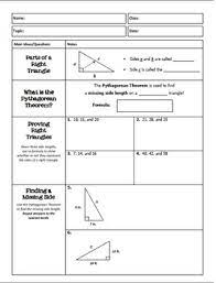 6.2 mm 5x x9x62=1598 17 4.9 'a=3 4 a 9 mm 14 (12) 125.14 ft7 3. Pythagorean Theorem Notes And Bingo By All Things Algebra Tpt