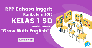 Download soal bahasa inggris kelas 3 sd full 50 pilihan ganda hallo everyone! Rpp Bahasa Inggris Kelas 1 Sd Kurikulum 2013 Revisi 2020 2021 Katulis