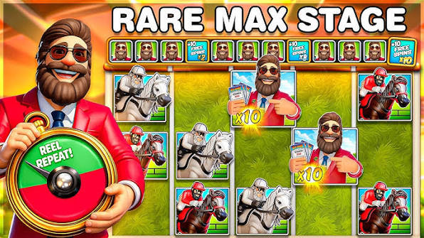 MAX 10X STAGE On BIG BASS RACEDAY REPEAT SLOT!!