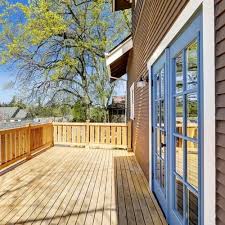 A fresh coat of stain can revive your deck and add a burst of color to your backyard. Best Deck Stain Colors For Blue Houses All Your Wood Staining Questions Answered