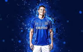 His face adorns the program before his home debut. Download Wallpapers James Rodriguez 2020 4k Everton Fc Colombian Footballers Soccer James David Rodriguez Rubio Premier League James Football James Rodriguez 4k Blue Neon Lights James Rodriguez Everton For Desktop Free Pictures