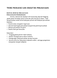 Maybe you would like to learn more about one of these? Teori Ekonomi Mikro Teori Produksi