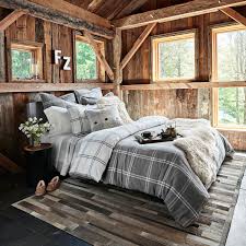 Ugg Grey Reversible Flannel Windowpane Collection 100 Bloomingdale S Plaid Bedding Bed Linen Design Home
