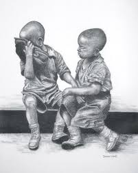 Artwork Black And White African American Art Brothers Black Art In America African American Artwork Black Art Afrocentric Art
