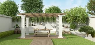 Backyard garden patio front yards backyard garden stone.luxury backyard garden fire pits. Premium Photo Luxury Garden With Gazebo
