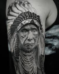 Black and grey tattoo realism by Chris Adamek