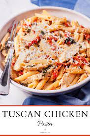 Creamy Tuscan Chicken Pasta Dishes With Dad Recipe Tuscan Chicken Pasta Chicken Pasta Dishes Yummy Pasta Recipes