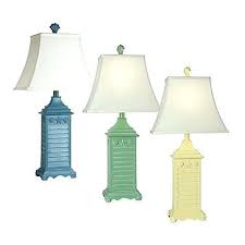 Bed Bath And Beyond Lighting Shutter Table Green Table Lamp Patio Lamp