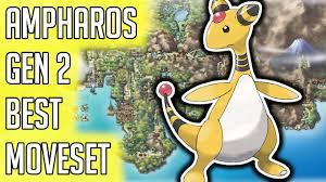 Ampharos Gen 2 Best Moveset - Ampharos Best Moveset Moves Pokemon Gold  Silver Crystal - YouTube