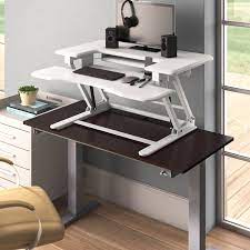 Standing desks are becoming more popular than ever, as people learn about the health hazards of sitting all day long. Symple Stuff Tamara Height Adjustable Standing Desk Converter Reviews Wayfair