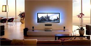 / die hintergrundbeleuchtung am tv ist aber noch aus einem anderen grund eine gute idee. Led Hintergrundbeleuchtung Tv Wall Mounted Tv Tv Wall Apartment Design Inspiration