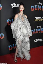 Any kind of movie i do, he said, i'm too dark.. Eva Green Stuns In Wild Black And White Dress As She Heads Into Dumbo Premiere In Los Angeles Daily Mail Online