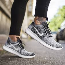 Nike Free Rn Flyknit 2017 Black White Oreo 880844 003 Women S Running Shoes New Nike Running Shoes Women Nike Free Run Flyknit Womens Running Shoes