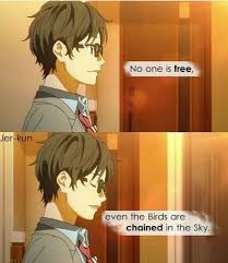 Man Was Born Free And He Is Everywhere In Chains Anime Quotes Inspirational Anime Quotes Anime Qoutes