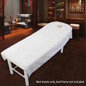 serviette de massage zen linge pour table table de lit draps de lit table de massage