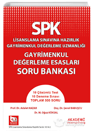 Bu nedenle yıllardır sınavı geçenler spk tarafından verilecek bir eğitime katılarak 3 sene çalışma şartını yerine getirmiş sayılacaklar ve direkt uzman olarak çalışabilecekler. Spk Gayrimenkul Degerleme Esaslari Soru Bankasi Akademi Consulting 9786059048354