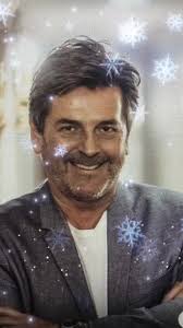 Holiday Cheer with Santa Hat and Festive Decor