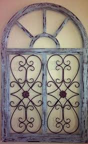 46 Tall Shabby Vintage Chic Arched Window Pane Wall Grill Framed In Rustic Wood Chic Home Decor Shabby Chic Interiors Shabby Chic Dining