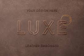 Leather Stamp Logo Mockup In Product Mockups On Yellow Images Creative Store