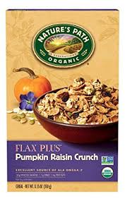 Natures Path Organic Cereal Flax Plus Pumpkin Raisin Crunch 1235 Ounce Box Pack Of 6 Click Image To Review More De Organic Cereal Nature S Path Cereal Raisin