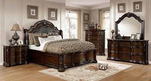 Acme furniture merveille 3 piece king size bedroom set. Niketas 6 Piece Bedroom Set In Brown Cherry Espresso Finish By Furniture Of America Foa Cm7860