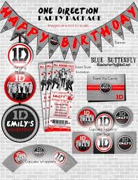 See more ideas about one direction, directions, one direction party. 1d One Direction Birthday Party Package Decorations With Invitations Printable And Customized With Yo One Direction Party One Direction Birthday One Direction