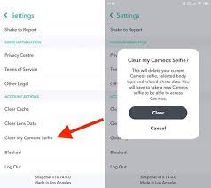 There is no option to 'take a new cameo selfie'. Everything You Need To Know About Snapchat Cameos