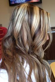 Blonde highlights on dark hair chunky highlights hair streaks red highlights caramel highlights dark hair bobs multicolored hair haircut and color cool hair color. Pin On Hair Colors