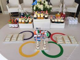 The gold medal toffee dip is to die for. Get Into The Summer Games With An Olympic Themed Party I Love To Watch You Play
