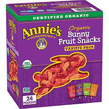 Maybe you would like to learn more about one of these? Amazon Com Annie S Organic Bunny Fruit Snacks Variety Pack Gluten Free Vegan 24 Ct Packaged Fruit Snacks Grocery Gourmet Food