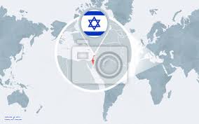 Przy pomocy naszego serwisu szybko znajdziesz mapę wybranego miasta w izraelu oraz. Fototapeta Mapa Swiata Skupiala Sie Na Ameryce Z Powiekszonym Izraelem Na Wymiar Izrael Kartografia Pojecie Redro Pl