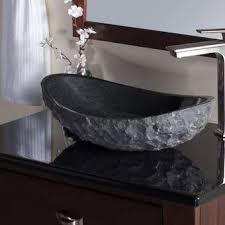 specialty stone vessel bathroom sink in