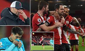 Nat phillips has returned from the injury that kept him out of the last two matches, although caoimhin kelleher, virgil van dijk, joel matip, joe gomez, divock origi and jordan henderson are all ruled out. Southampton 1 0 Liverpool Champions Stuttering Form Continues As Danny Ings Scores Daily Mail Online