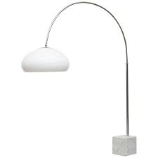 Large 1970s Arc Lamp With Cubic Marble Base Arc Lamp Arc Floor Lamps Lamp