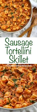 Ladle 1 1/2 cups soup into each of 4 bowls, and sprinkle each. Sausage Tortellini And Spinach In A Creamy Tomato Sauce Barefeet In The Kitchen