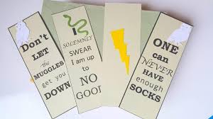 free harry potter bookmarks book quotes inspired printable