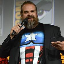 The trailer has scarlett johansson is black widow. Who Does David Harbour Play In Black Widow Popsugar Entertainment