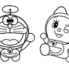 Gambar kartun keren hitam putih simple. 1