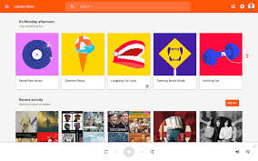 When you have the google play music web player selected, type a ?. Google Play Music