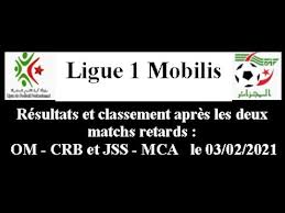 The season started on 21 august 2020 and is scheduled to end on 23 may 2021. Algerie 03 02 2021 Ligue 1 Mobilis Resultats Des Matchs Retards Et Classement ØªØ±ØªÙŠØ¨ Ø§Ù„Ø¯ÙˆØ±ÙŠ Youtube